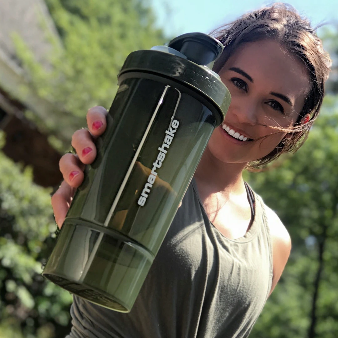 Шейкер спортивний SmartShake Original2GO One 800ml Army Green — фото 9