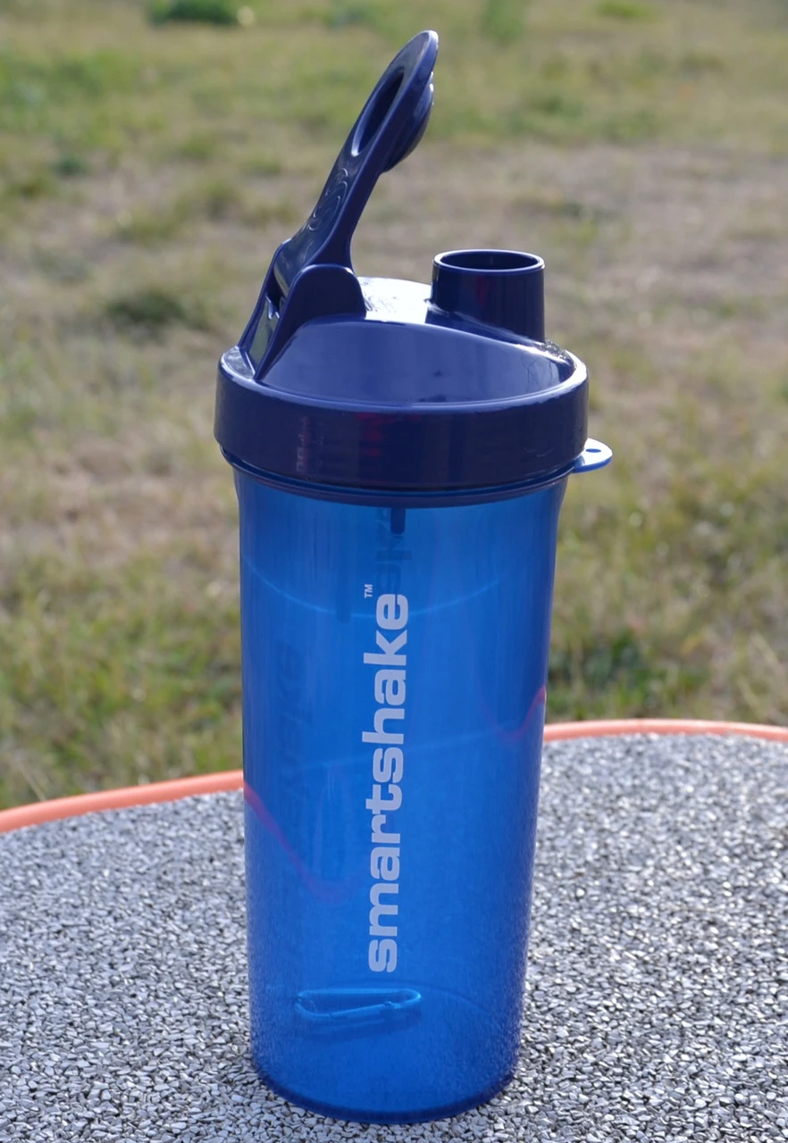 Шейкер спортивний Smartshake Lite 1000ml Glossy-Navy Blue — фото 2