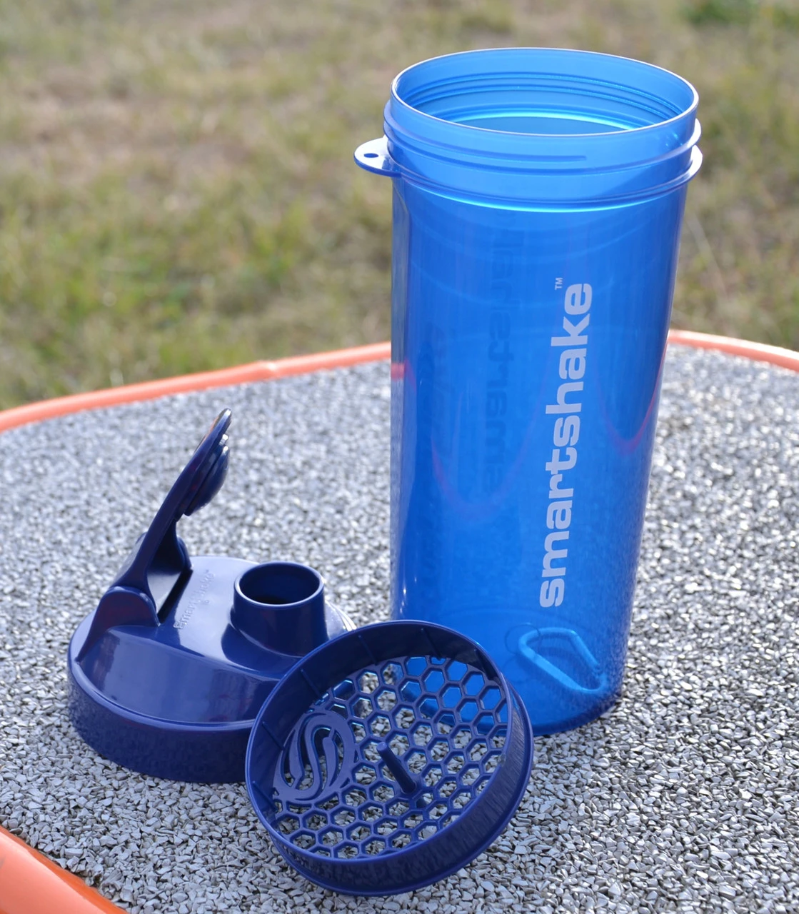 Шейкер спортивний Smartshake Lite 1000ml Glossy-Navy Blue — фото 4