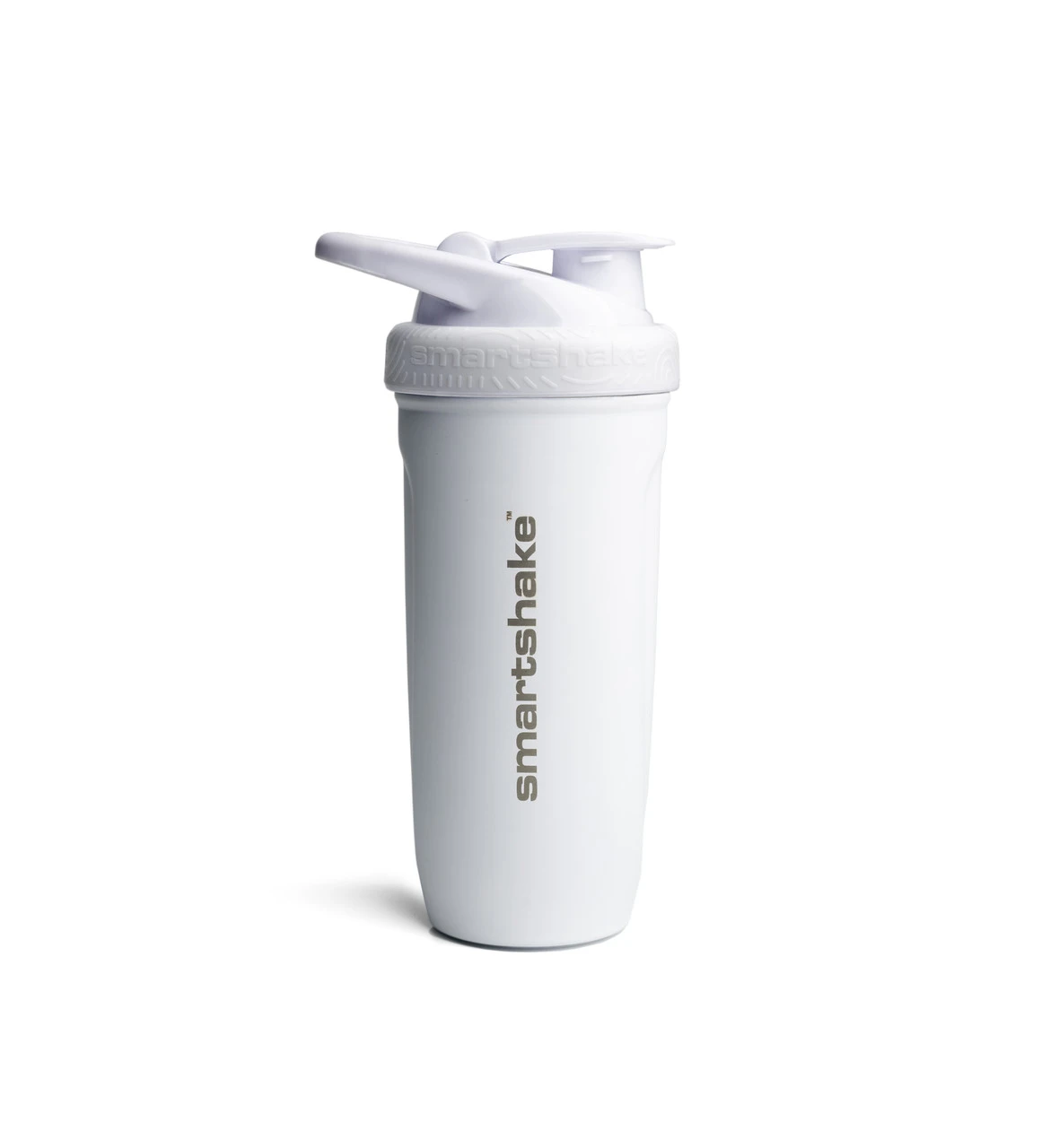 Шейкер спортивний SmartShake металевий Reforce Stainless Steel 30oz/900ml White — фото 2