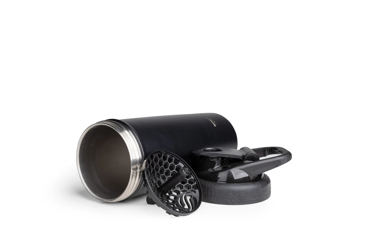 Шейкер спортивний SmartShake металевий Insulated Steel 750ml Black — фото 5
