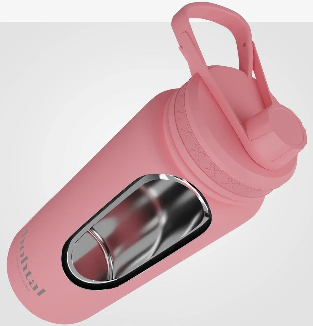Пляшка для води металева з подвійною вакуумною ізоляцією Bohtal Insulated Sports Bottle 960 ml/32 oz Pink — фото 9