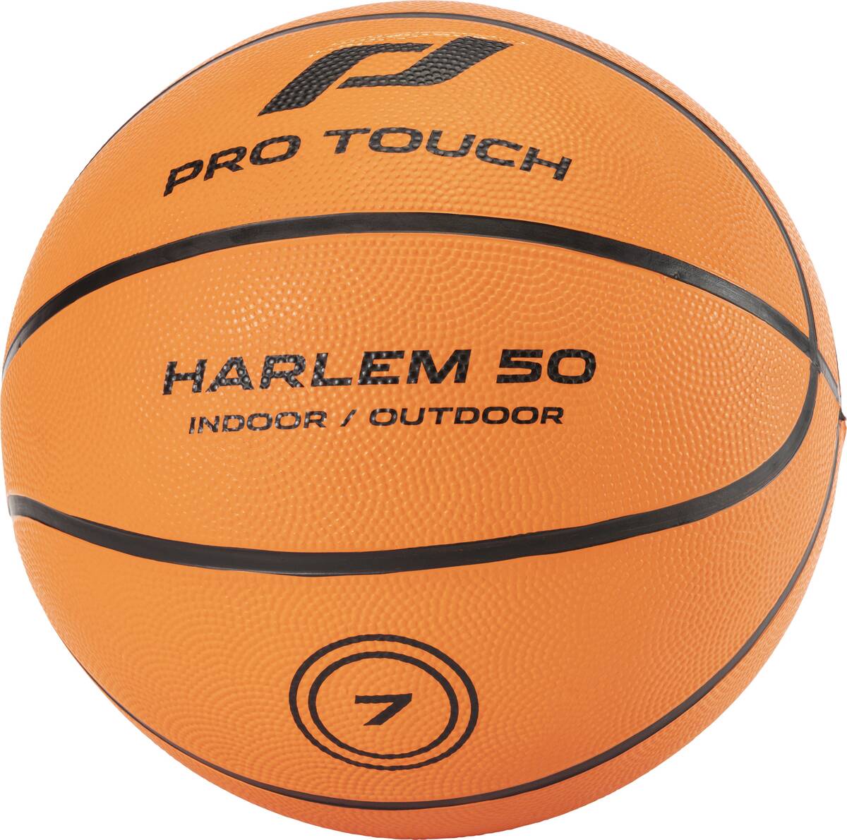 М'яч баскетбольний PRO TOUCH Harlem 50 чорно-помаранчовий Уні 7 — фото 2