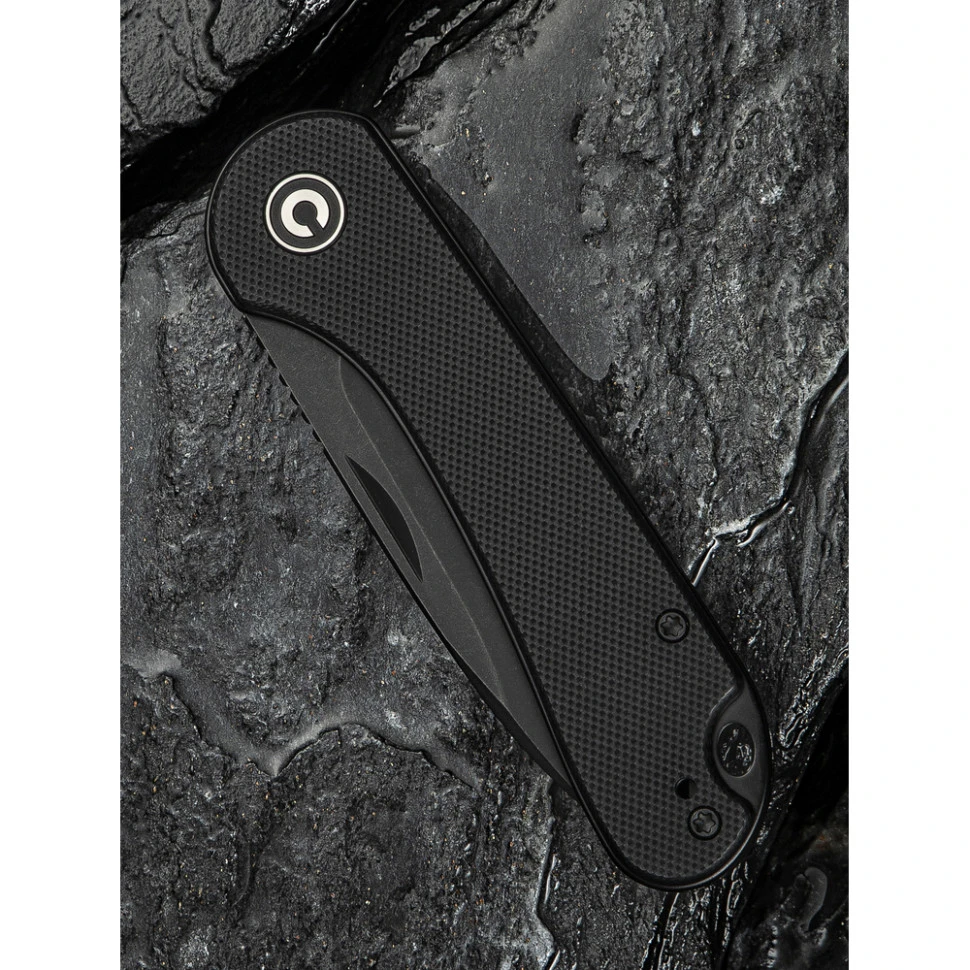 Ніж складаний кишеньковий Civivi Elementum Slip Joint, (7.5 см) 14C28N / G10 чорний — фото 13