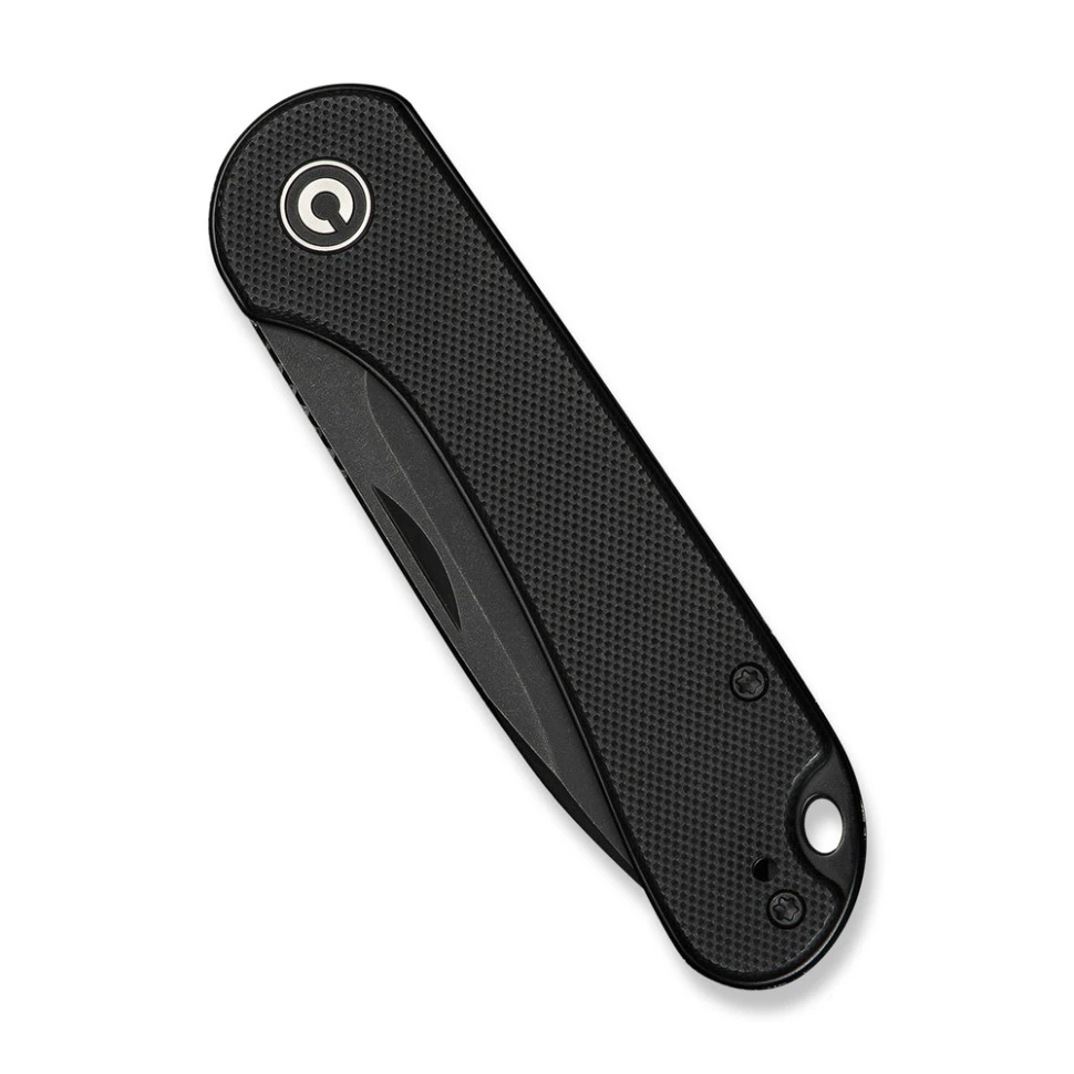 Ніж складаний кишеньковий Civivi Elementum Slip Joint, (7.5 см) 14C28N / G10 чорний — фото 4