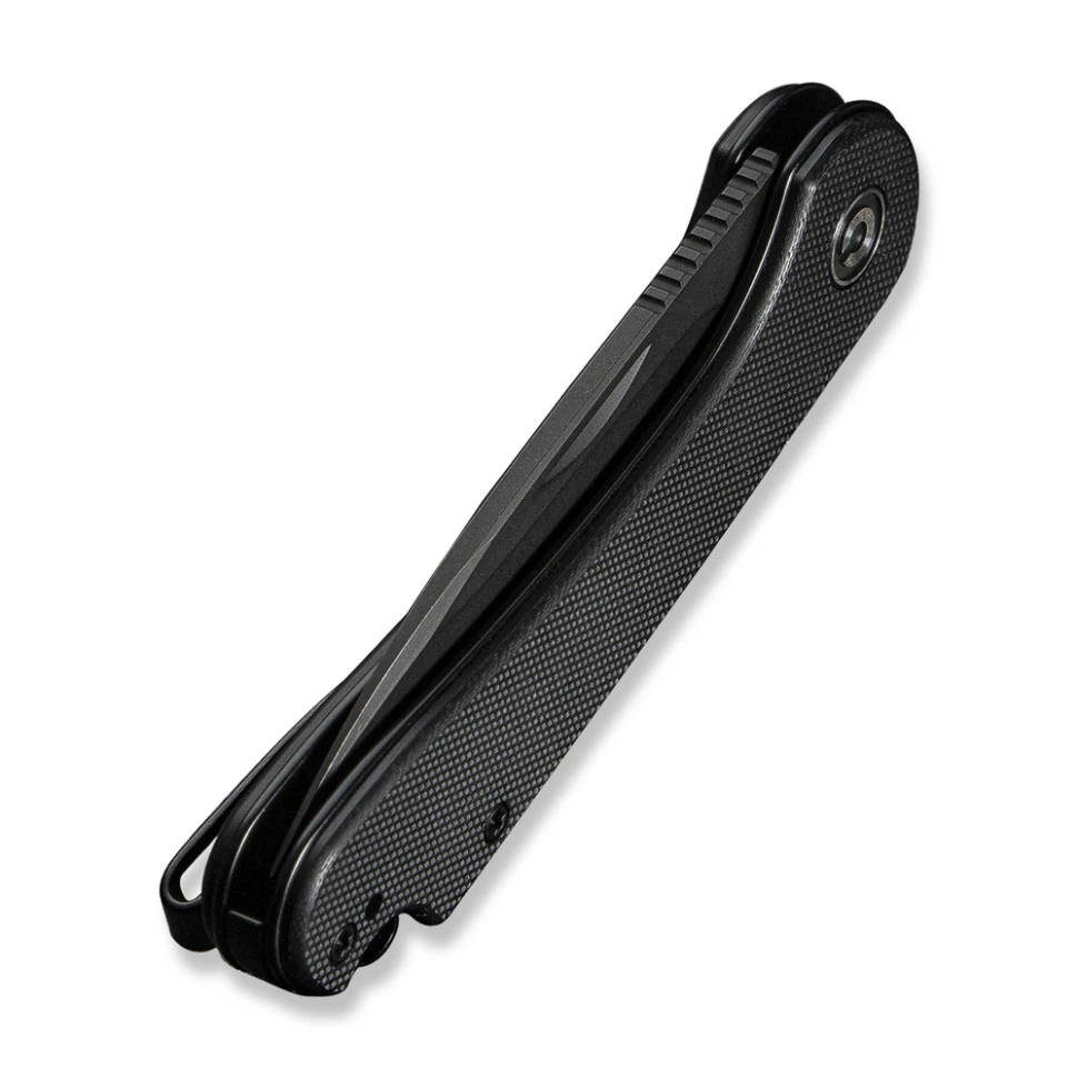 Ніж складаний кишеньковий Civivi Elementum Slip Joint, (7.5 см) 14C28N / G10 чорний — фото 6