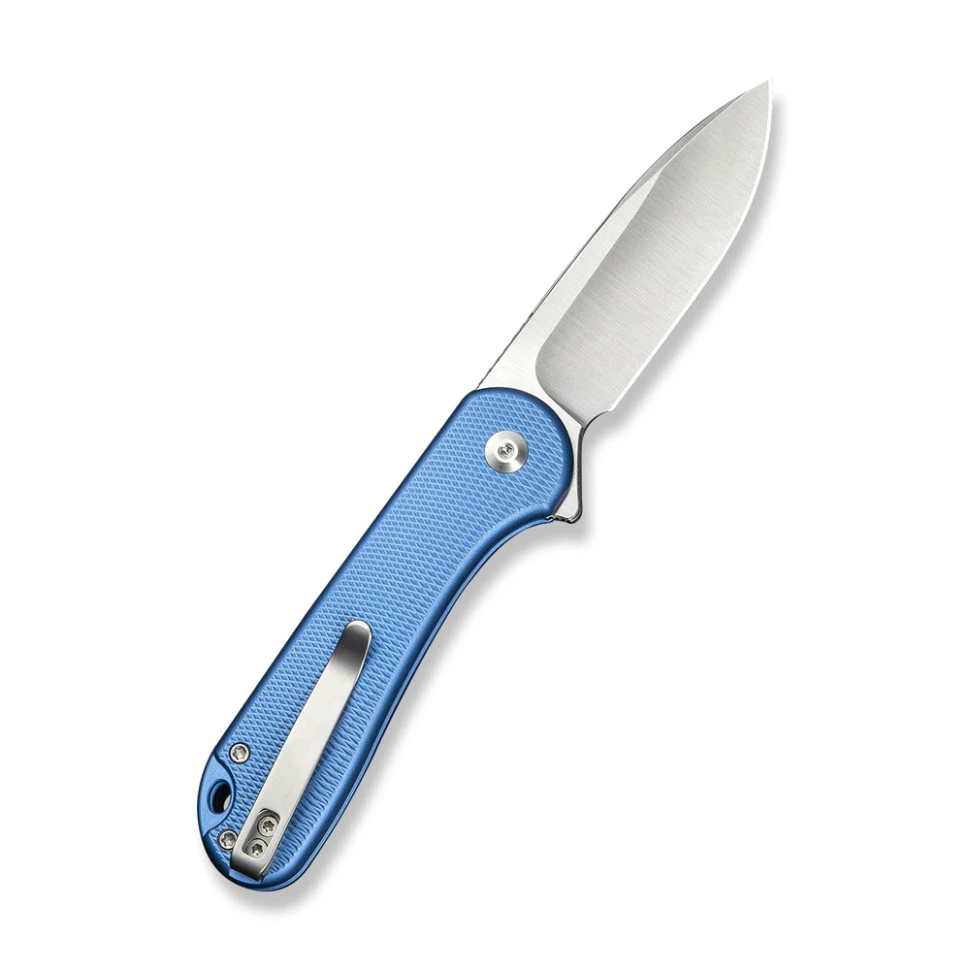 Ніж складаний кишеньковий Civivi Elementum II, (7.5 см) Nitro-V / Aluminum синій — фото 2