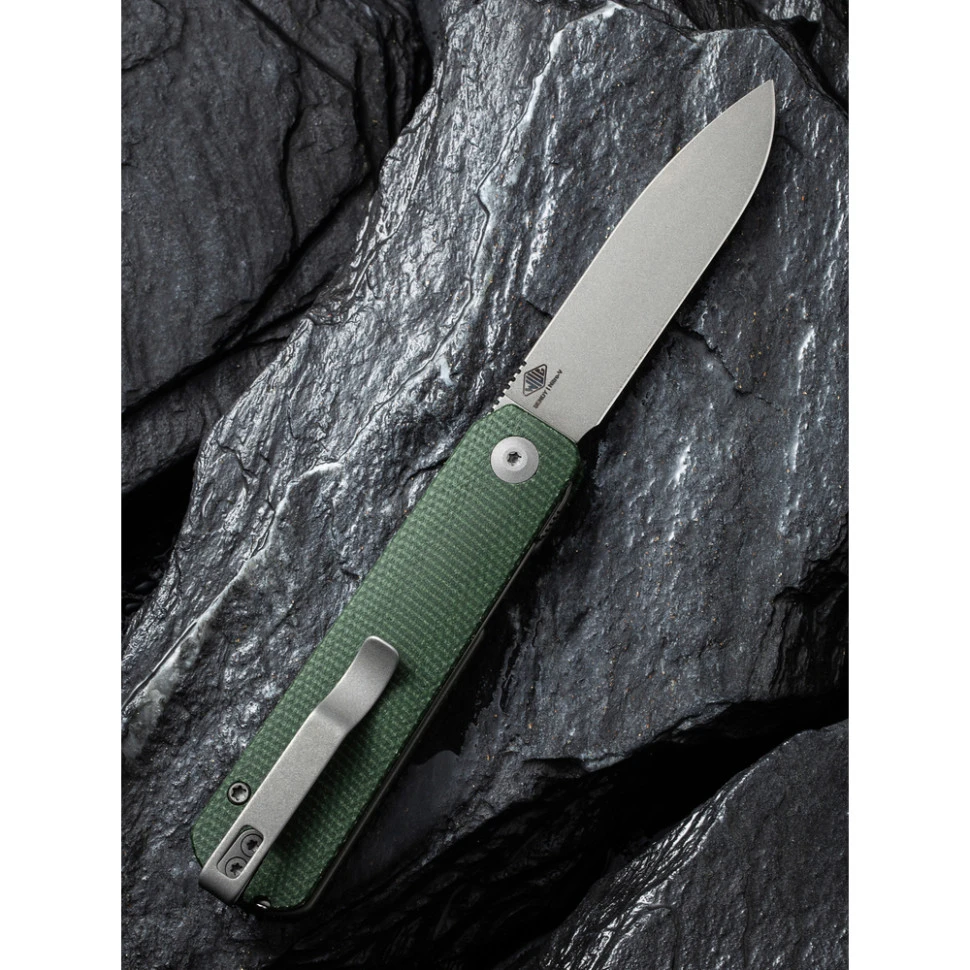Ніж складаний кишеньковий Civivi Sendy, (7.2 см) Nitro-V / Micarta темно-зелений — фото 13