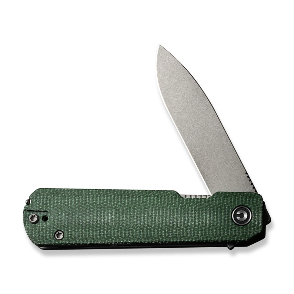 Ніж складаний кишеньковий Civivi Sendy, (7.2 см) Nitro-V / Micarta темно-зелений — фото 4