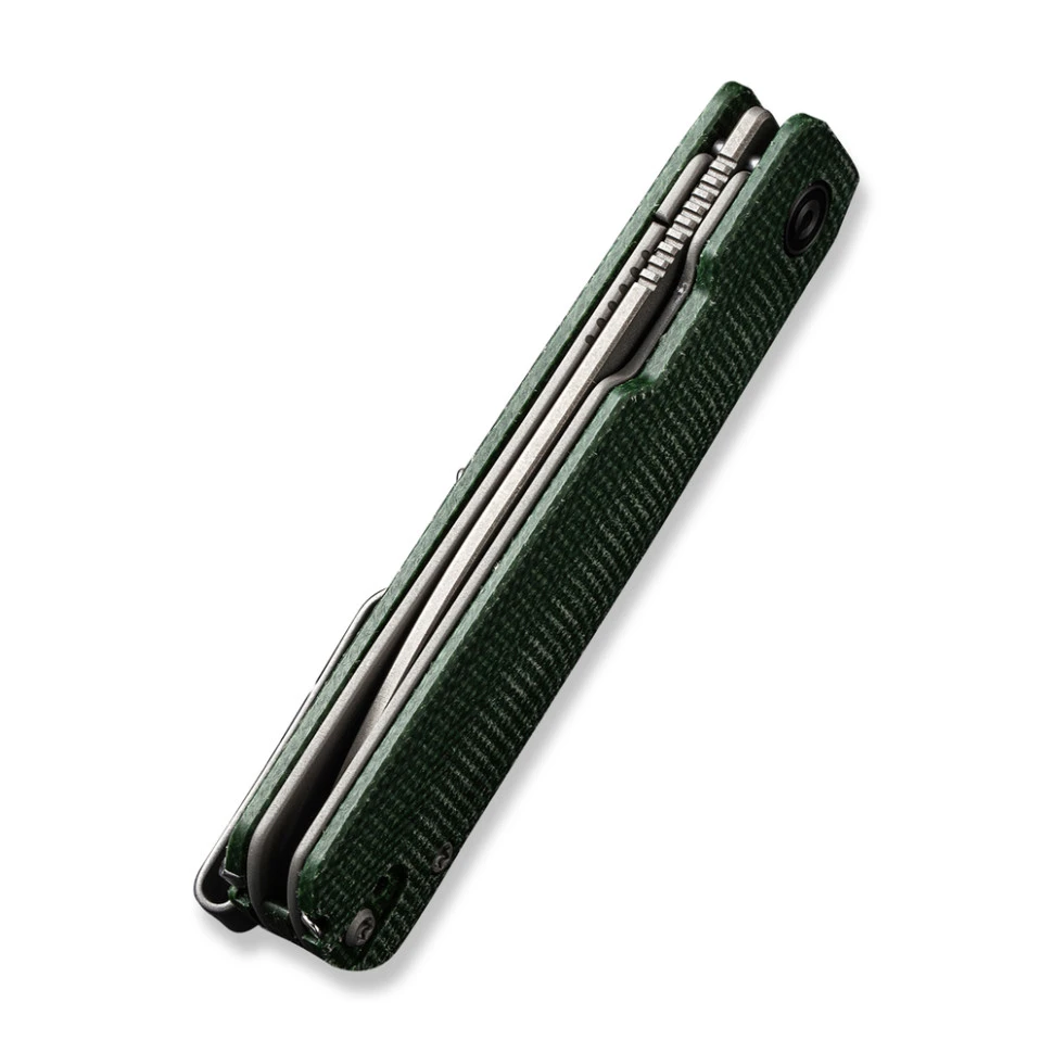 Ніж складаний кишеньковий Civivi Sendy, (7.2 см) Nitro-V / Micarta темно-зелений — фото 7