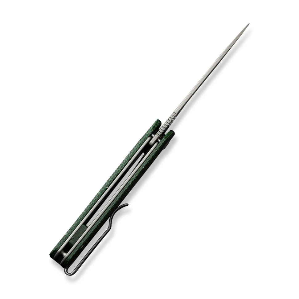 Ніж складаний кишеньковий Civivi Sendy, (7.2 см) Nitro-V / Micarta темно-зелений — фото 8