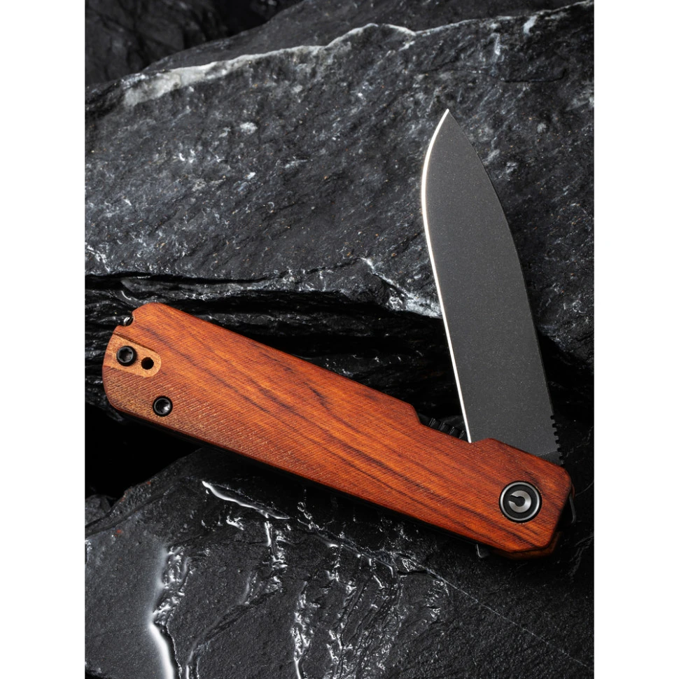 Ніж складаний кишеньковий Civivi Sendy, (7.2 см) Nitro-V / Guibourtia Wood — фото 14