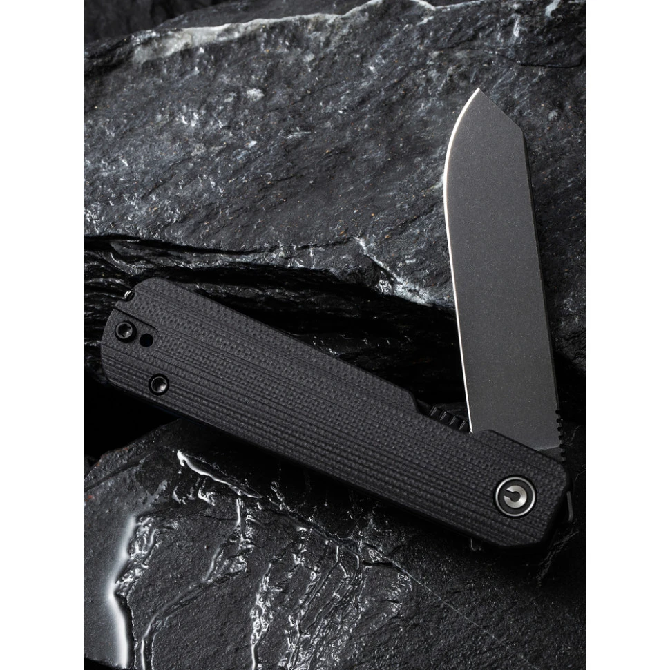 Ніж складаний кишеньковий Civivi Sendy, (7.2 см) Nitro-V / G10 чорний — фото 14