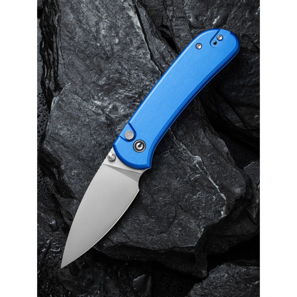 Ніж складаний кишеньковий Civivi Qubit, (7.6 см) 14C28N / Aluminum синій — фото 10