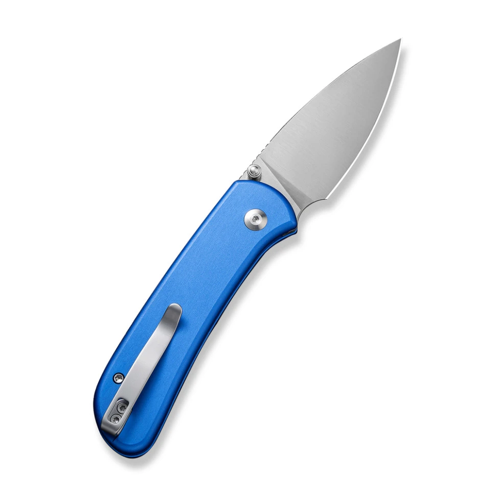 Ніж складаний кишеньковий Civivi Qubit, (7.6 см) 14C28N / Aluminum синій — фото 2