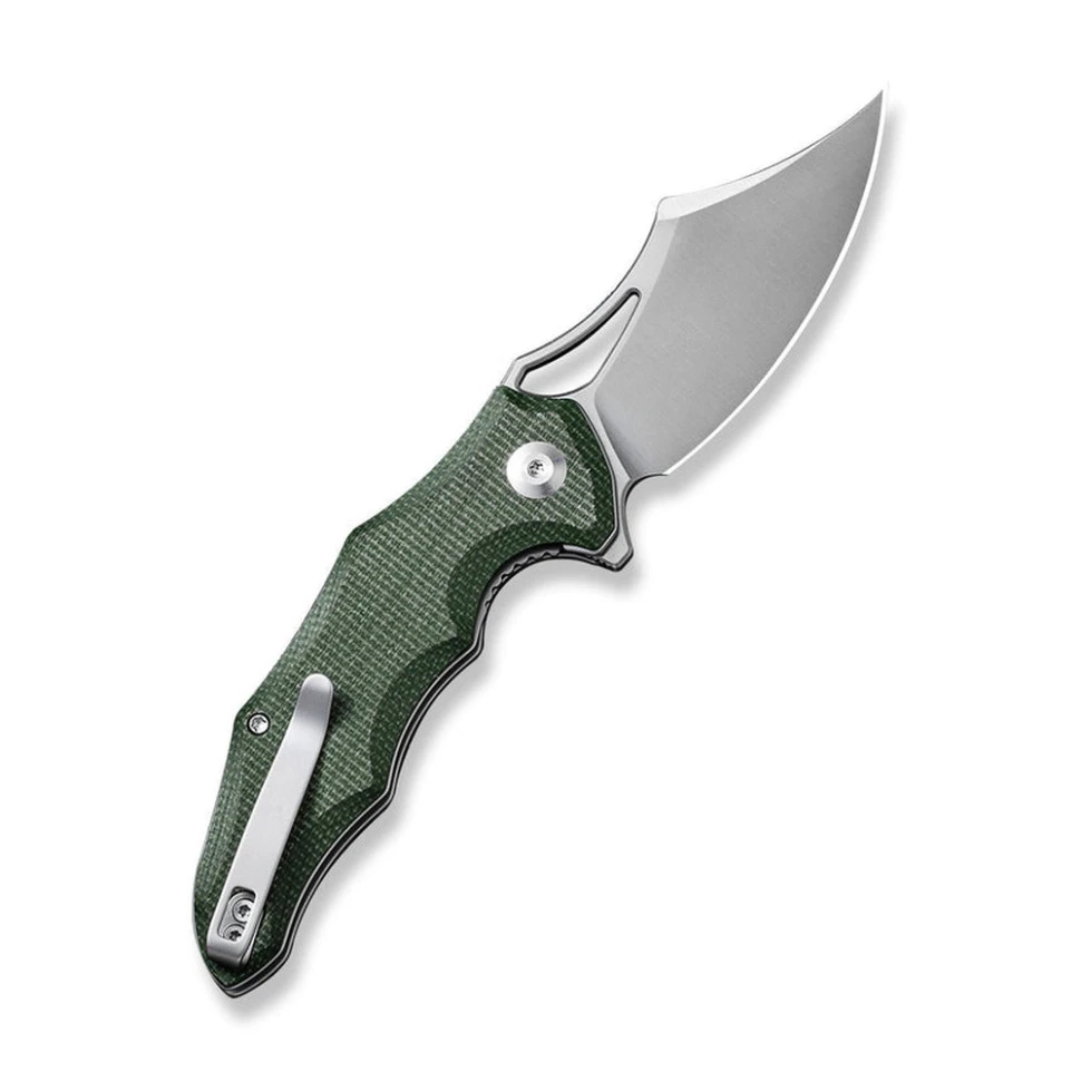 Ніж складаний кишеньковий Civivi Chiro, (7.9 см) 14C28N / Micarta темно-зелений — фото 2