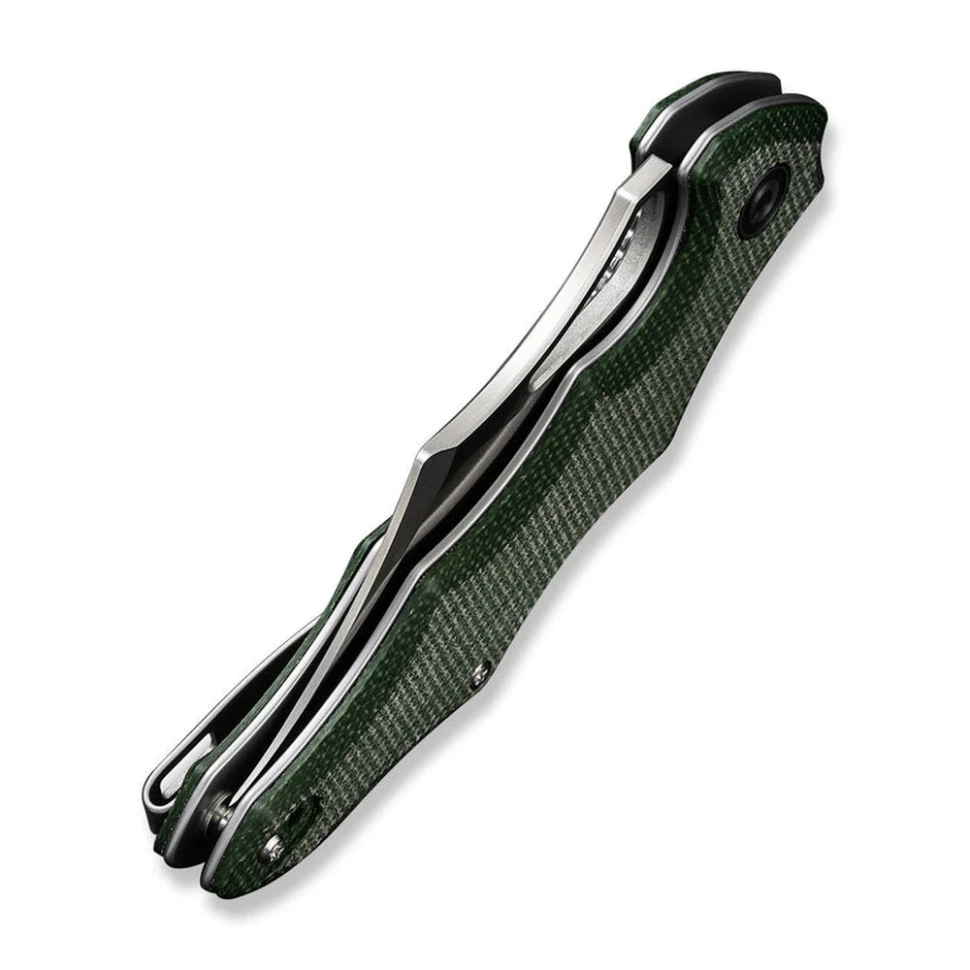 Ніж складаний кишеньковий Civivi Chiro, (7.9 см) 14C28N / Micarta темно-зелений — фото 7