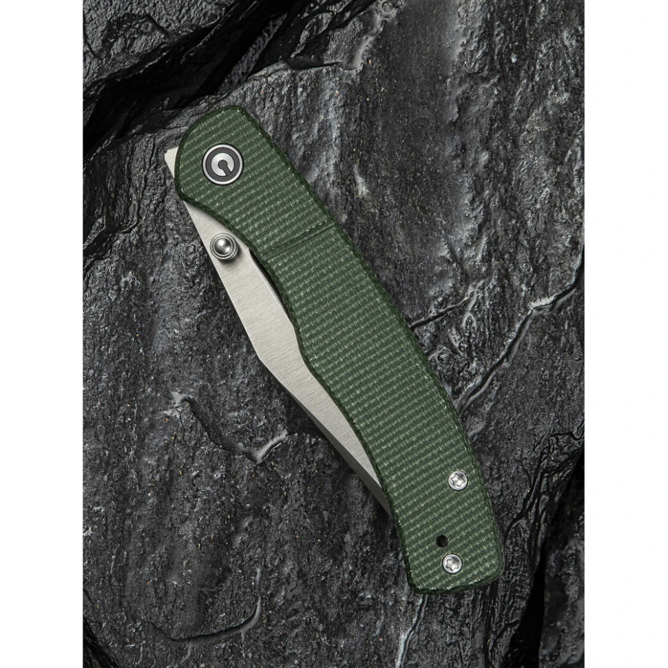 Ніж складаний кишеньковий Civivi Clingman, (7.6 см) Nitro-V / Micarta темно-зелений — фото 13