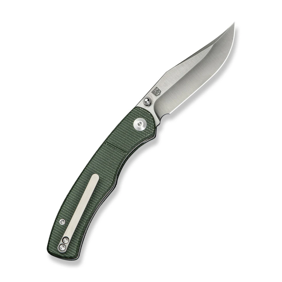 Ніж складаний кишеньковий Civivi Clingman, (7.6 см) Nitro-V / Micarta темно-зелений — фото 2