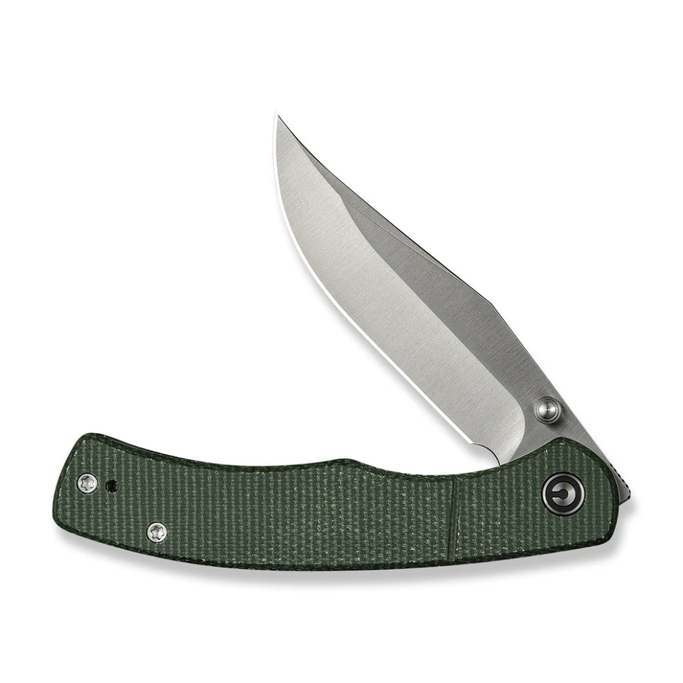 Ніж складаний кишеньковий Civivi Clingman, (7.6 см) Nitro-V / Micarta темно-зелений — фото 3