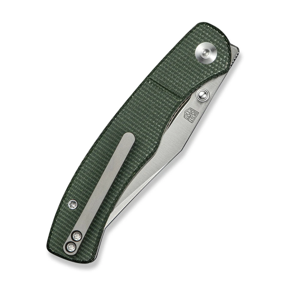 Ніж складаний кишеньковий Civivi Clingman, (7.6 см) Nitro-V / Micarta темно-зелений — фото 5