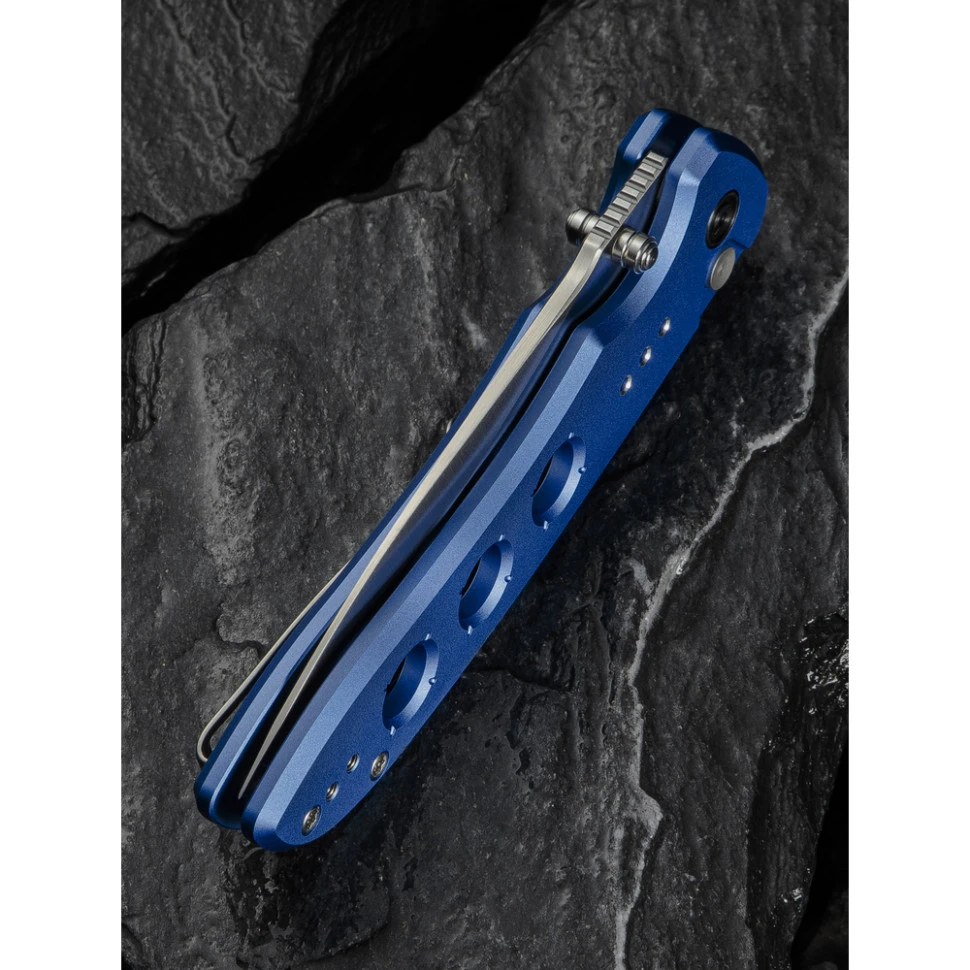 Ніж складаний туристичний Civivi Hyperpulse, (8.9 см) 14C28N / Aluminum синій — фото 15