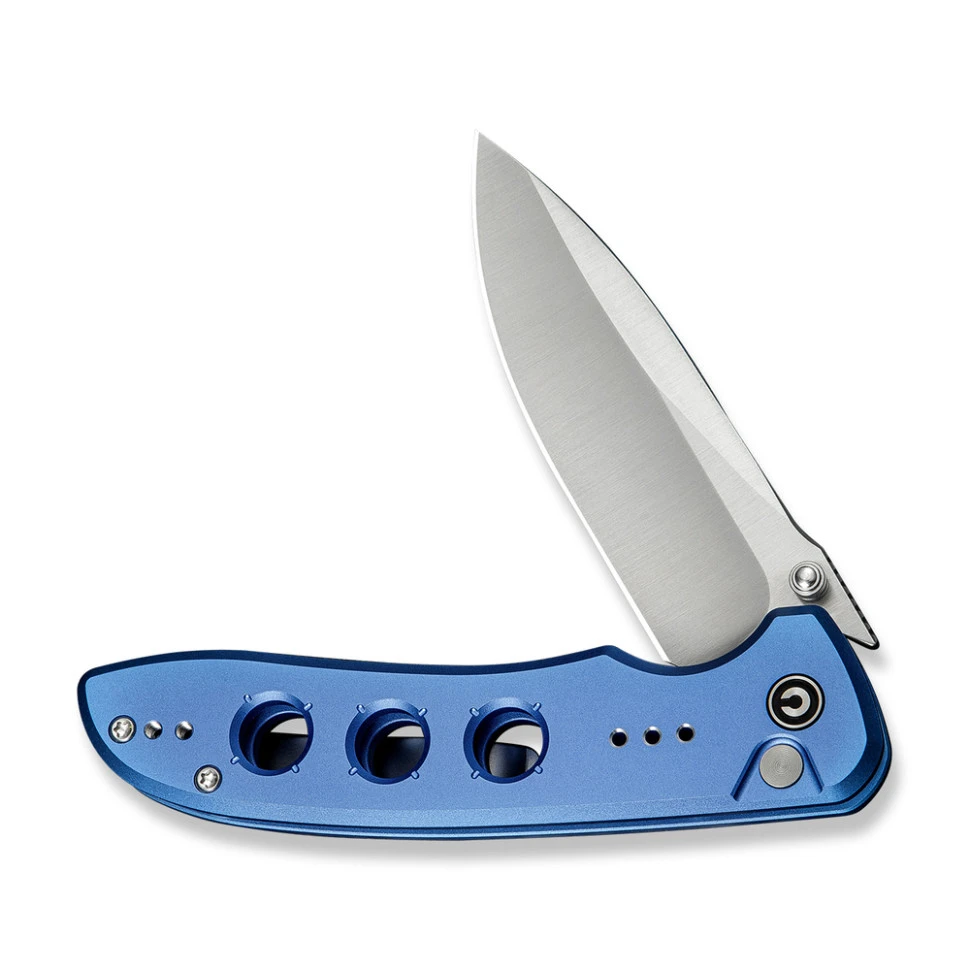 Ніж складаний туристичний Civivi Hyperpulse, (8.9 см) 14C28N / Aluminum синій — фото 3