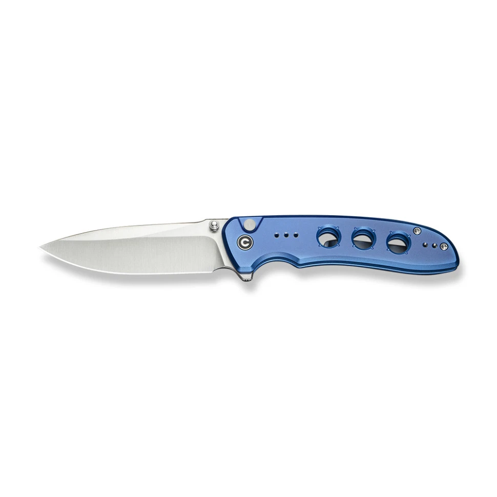 Ніж складаний туристичний Civivi Hyperpulse, (8.9 см) 14C28N / Aluminum синій — фото 8
