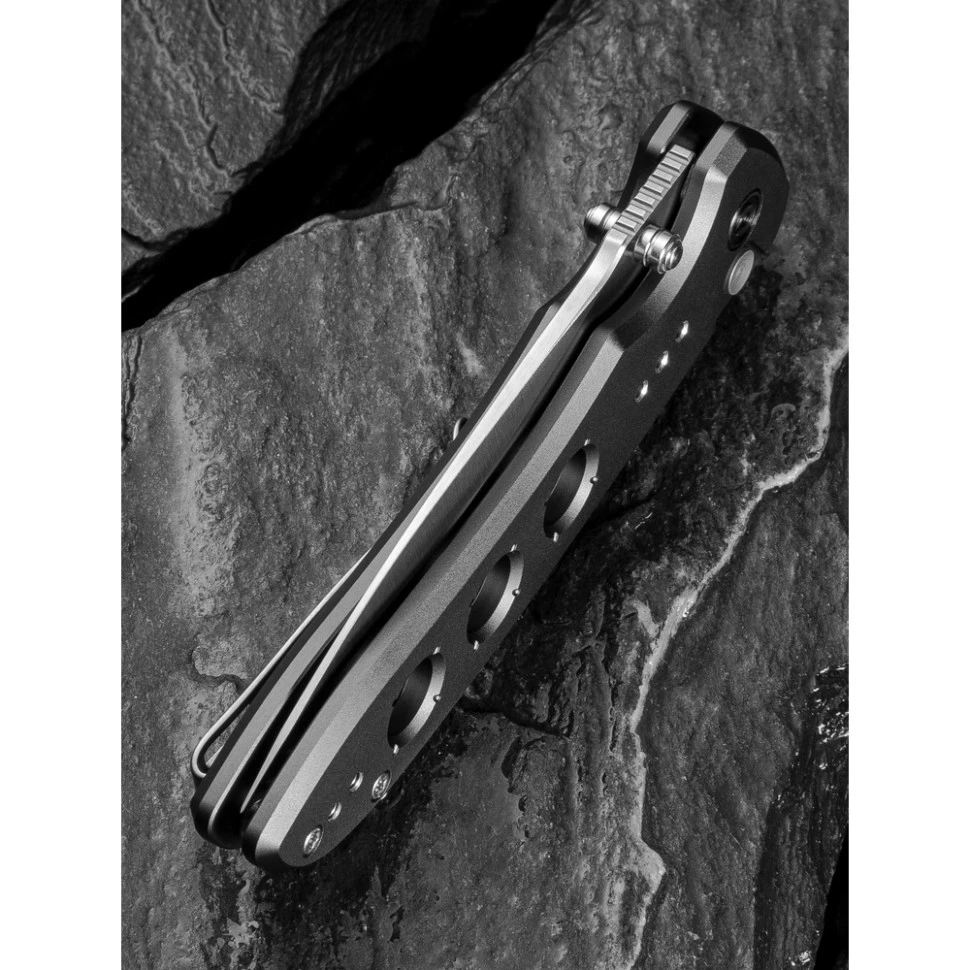 Ніж складаний туристичний Civivi Hyperpulse, (8.9 см) 14C28N / Aluminum сірий — фото 15