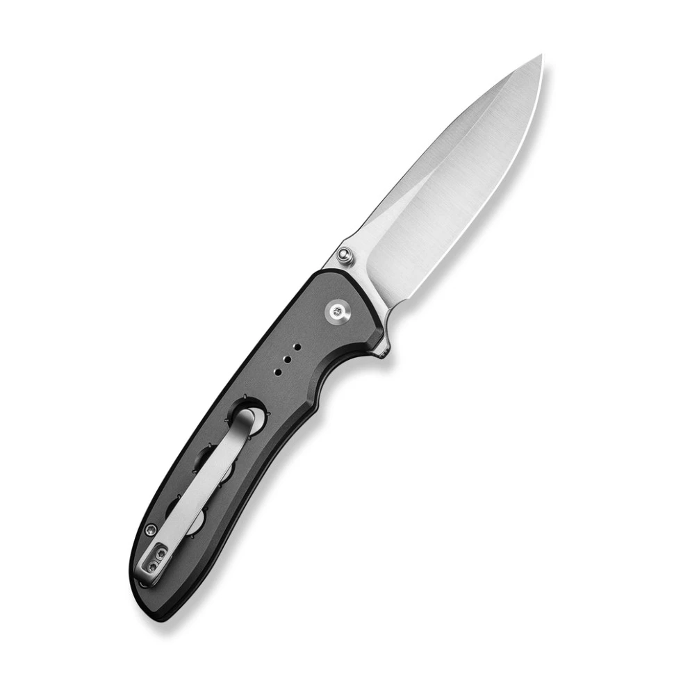 Ніж складаний туристичний Civivi Hyperpulse, (8.9 см) 14C28N / Aluminum сірий — фото 2