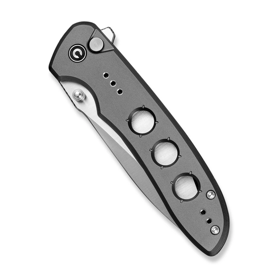 Ніж складаний туристичний Civivi Hyperpulse, (8.9 см) 14C28N / Aluminum сірий — фото 4
