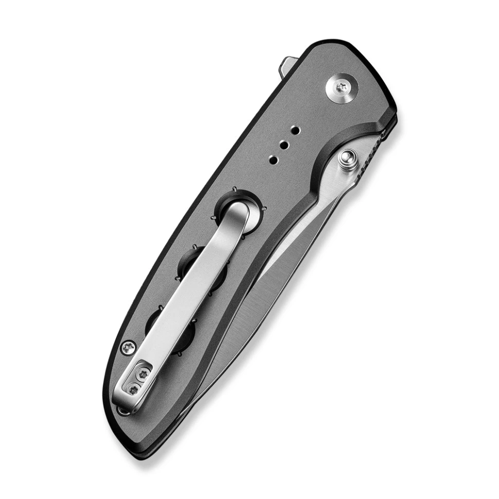 Ніж складаний туристичний Civivi Hyperpulse, (8.9 см) 14C28N / Aluminum сірий — фото 5