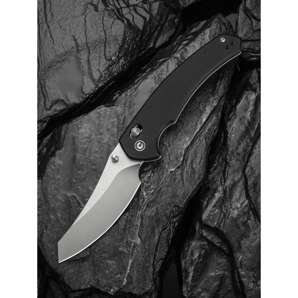 Ніж складаний туристичний Civivi Sixgill, (8.7 см) Nitro-V / G10 чорний — фото 10