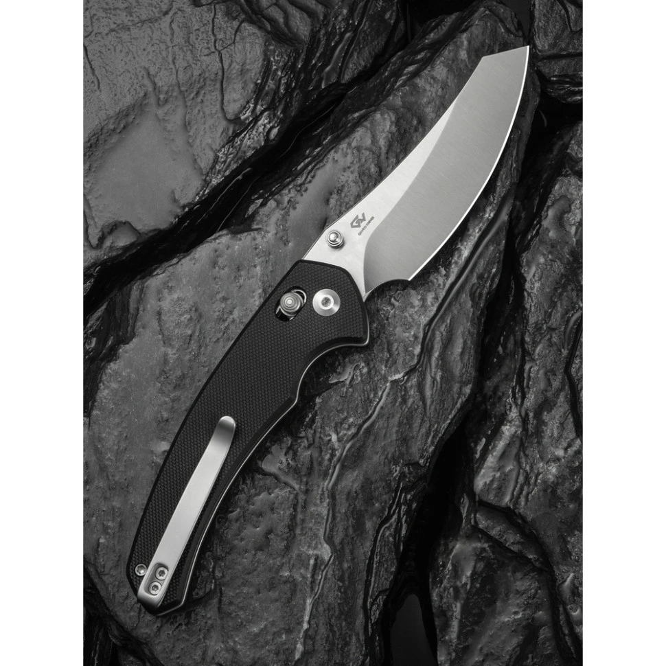 Ніж складаний туристичний Civivi Sixgill, (8.7 см) Nitro-V / G10 чорний — фото 11