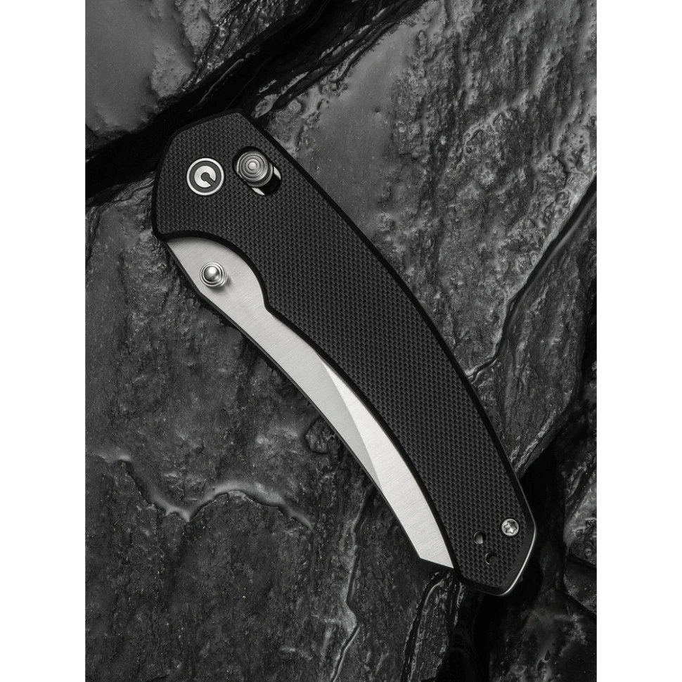 Ніж складаний туристичний Civivi Sixgill, (8.7 см) Nitro-V / G10 чорний — фото 13