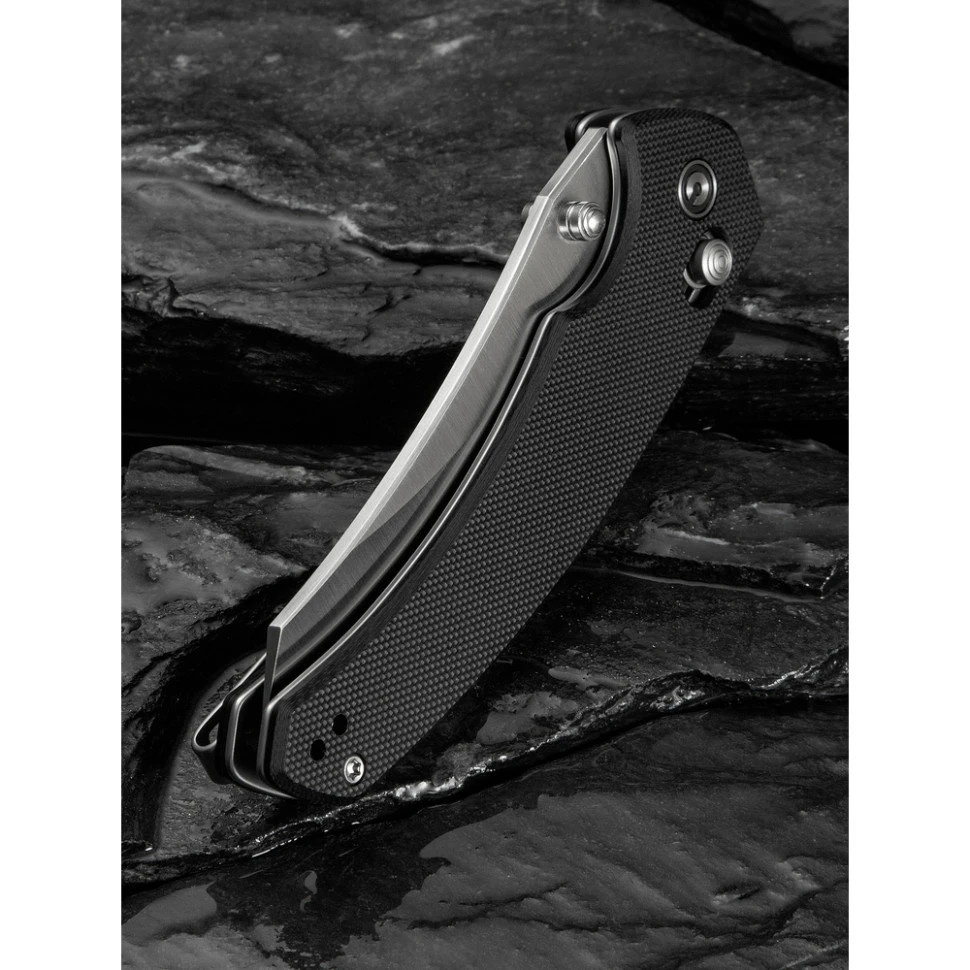 Ніж складаний туристичний Civivi Sixgill, (8.7 см) Nitro-V / G10 чорний — фото 15