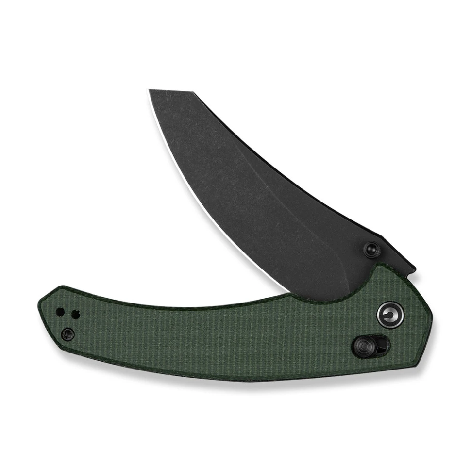 Ніж складаний туристичний Civivi Sixgill, (8.7 см) Nitro-V / Micarta темно-зелений — фото 3