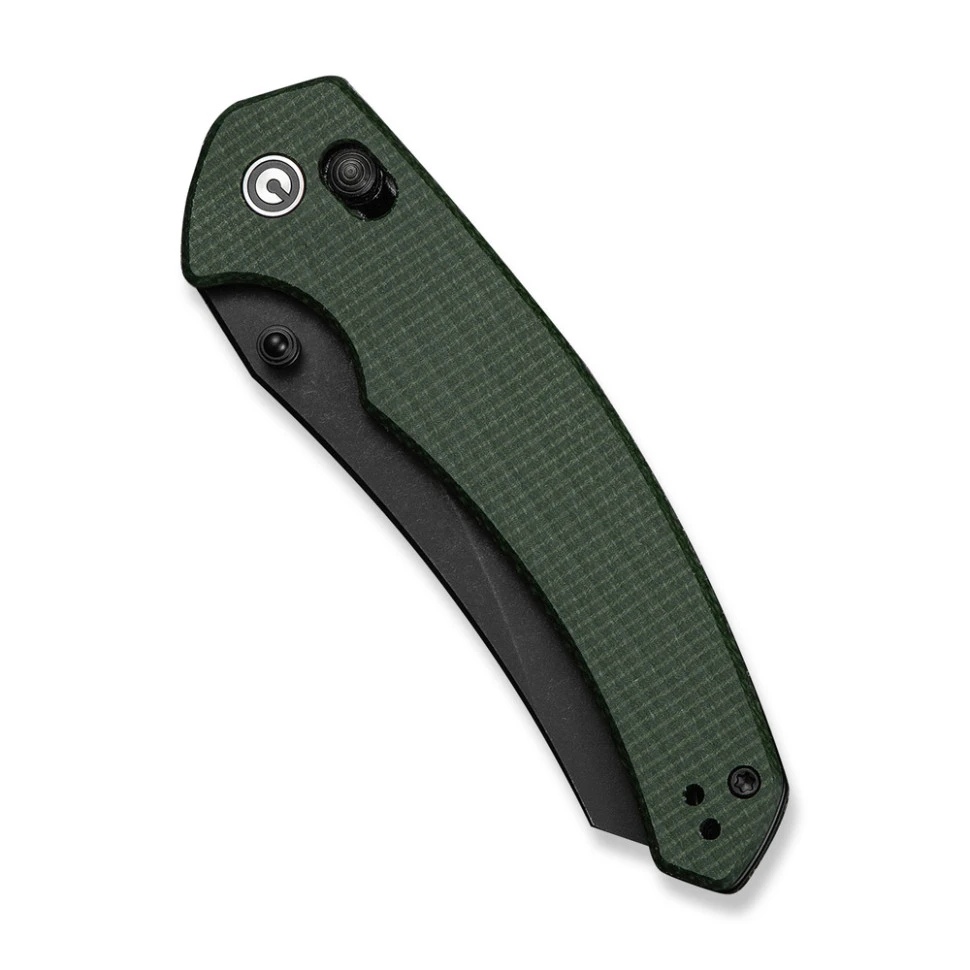 Ніж складаний туристичний Civivi Sixgill, (8.7 см) Nitro-V / Micarta темно-зелений — фото 4