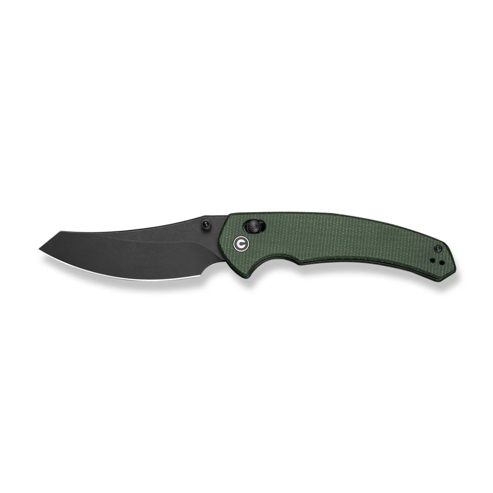 Ніж складаний туристичний Civivi Sixgill, (8.7 см) Nitro-V / Micarta темно-зелений — фото 8