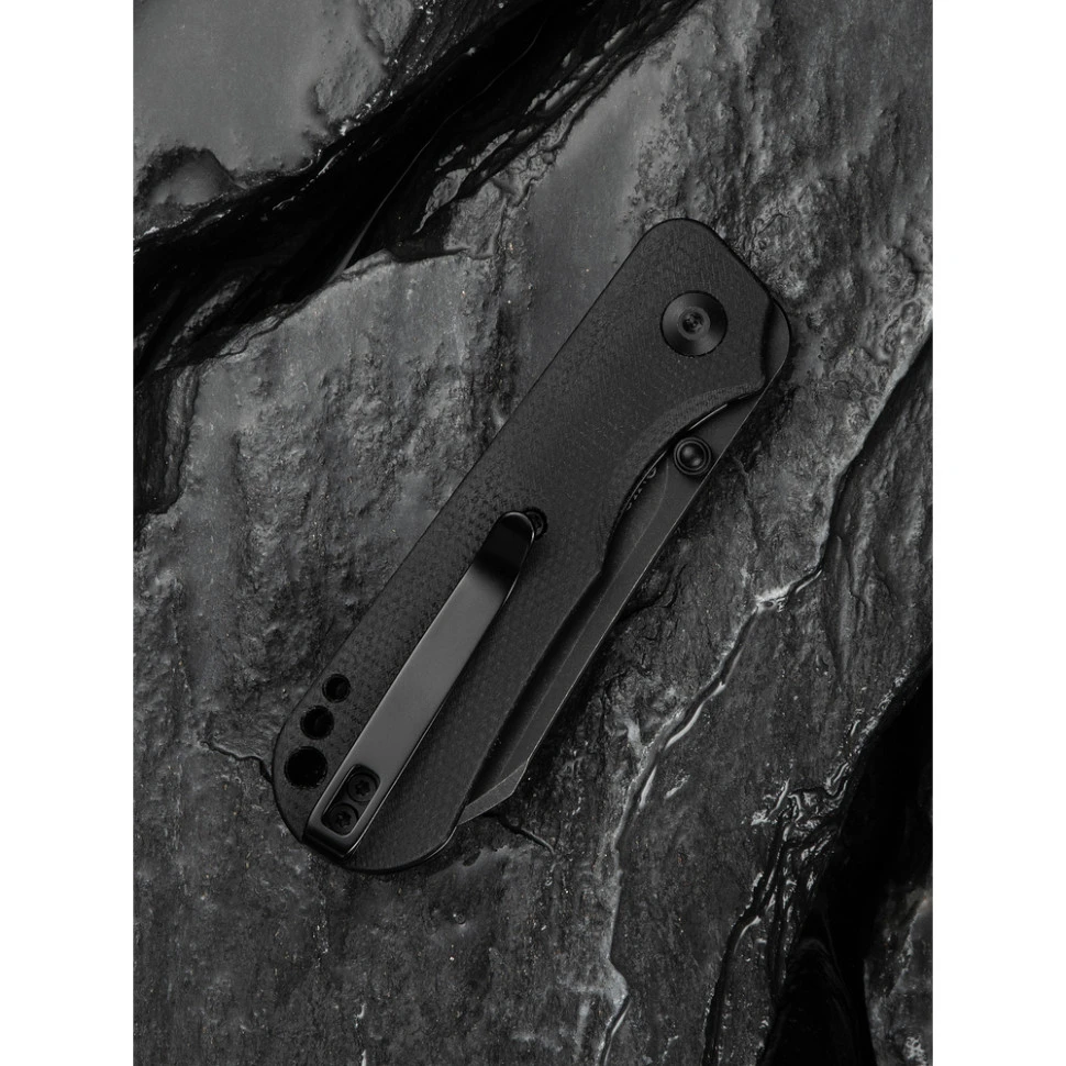 Ніж складаний кишеньковий Civivi Crabby, (6.9 см) 14C28N / Micarta чорний — фото 14