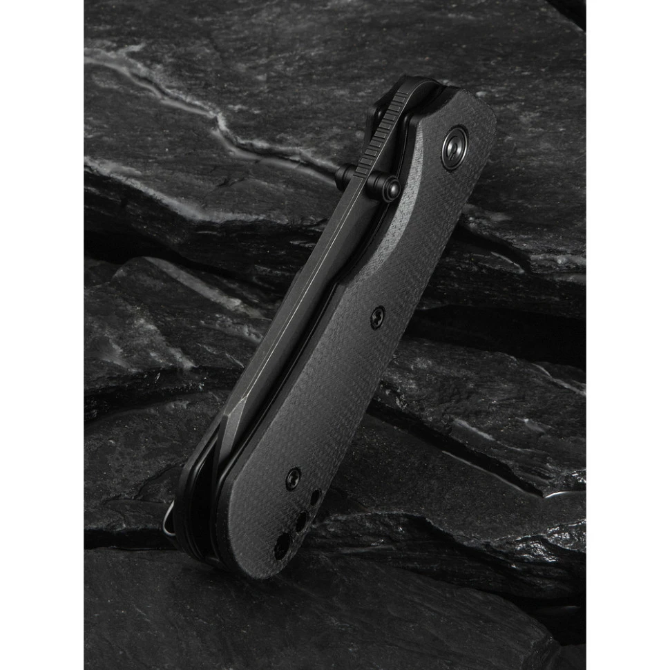 Ніж складаний кишеньковий Civivi Crabby, (6.9 см) 14C28N / Micarta чорний — фото 15