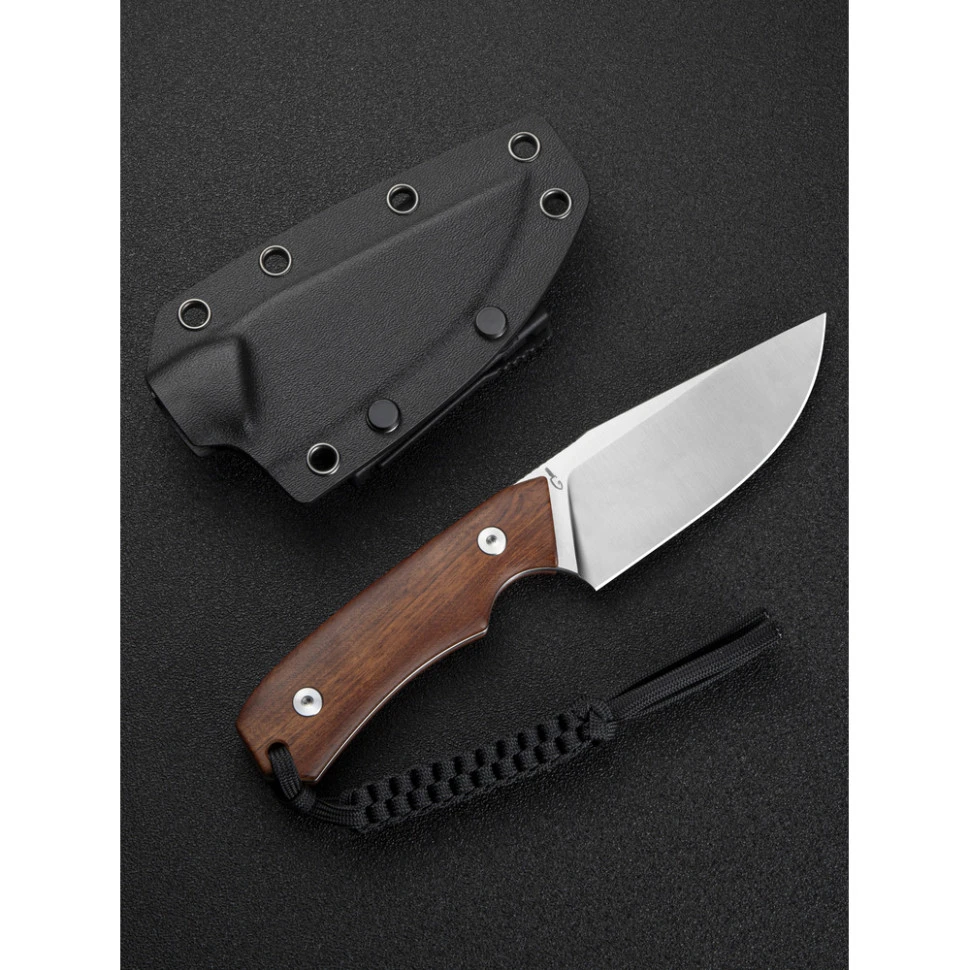 Ніж фіксований тактичний Civivi Gander, (9.2 см) 14C28N / Guibourtia Wood — фото 12