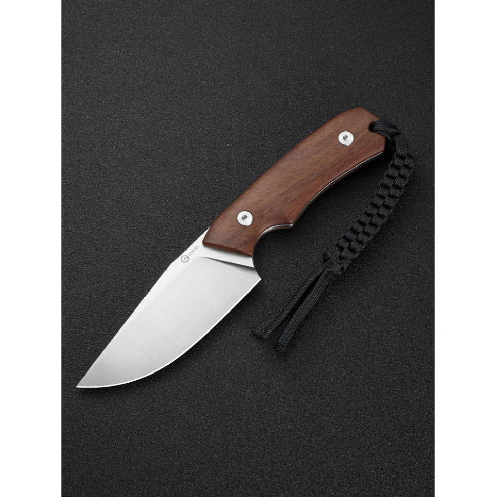 Ніж фіксований тактичний Civivi Gander, (9.2 см) 14C28N / Guibourtia Wood — фото 13
