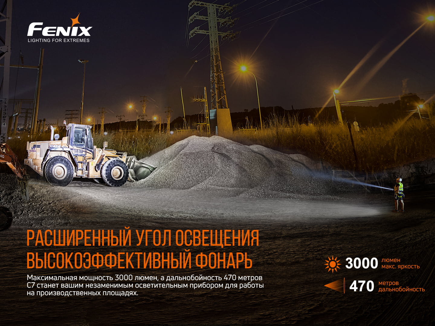 Ліхтар ручний Fenix C7 — фото 7