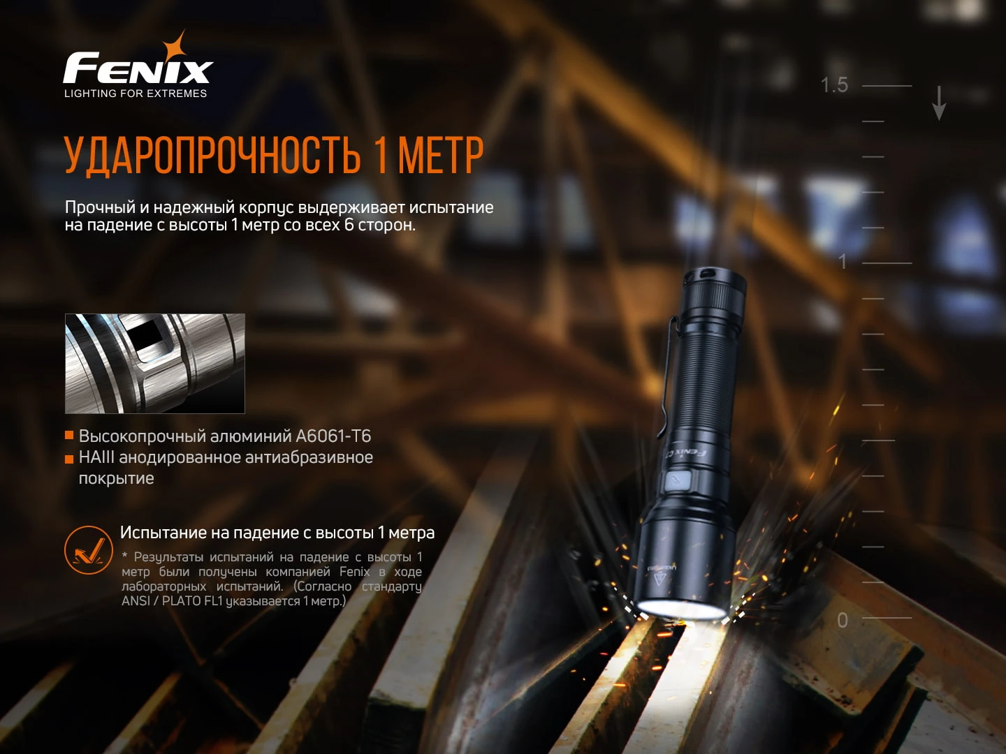 Ліхтар ручний Fenix C7 — фото 9