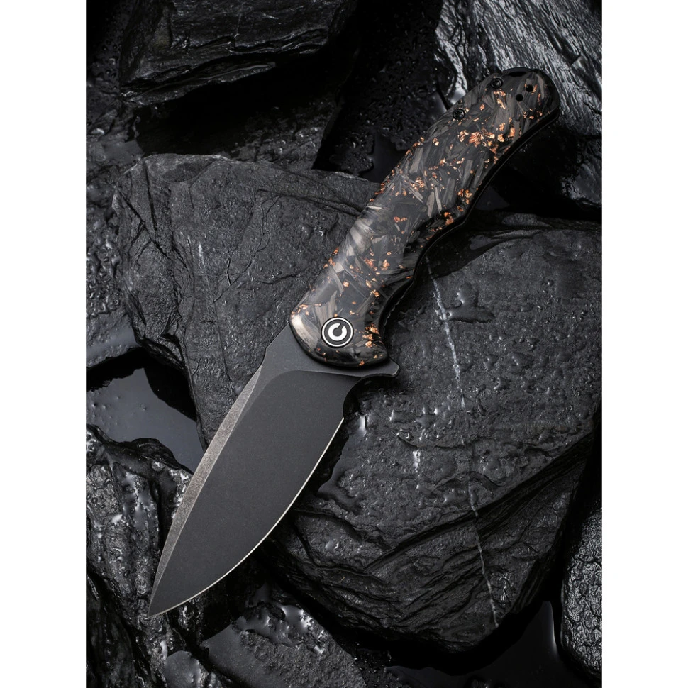 Ніж складаний туристичний Civivi Praxis, (9.5 см) 9Cr18MoV / Carbon Fiber & Resin — фото 10