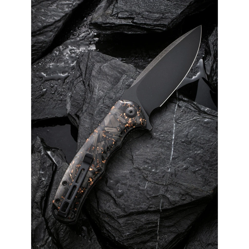 Ніж складаний туристичний Civivi Praxis, (9.5 см) 9Cr18MoV / Carbon Fiber & Resin — фото 11