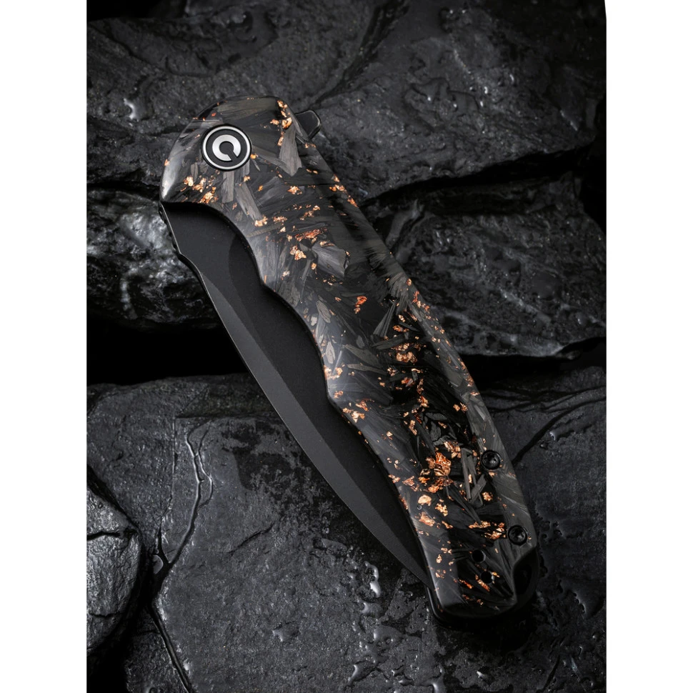 Ніж складаний туристичний Civivi Praxis, (9.5 см) 9Cr18MoV / Carbon Fiber & Resin — фото 15