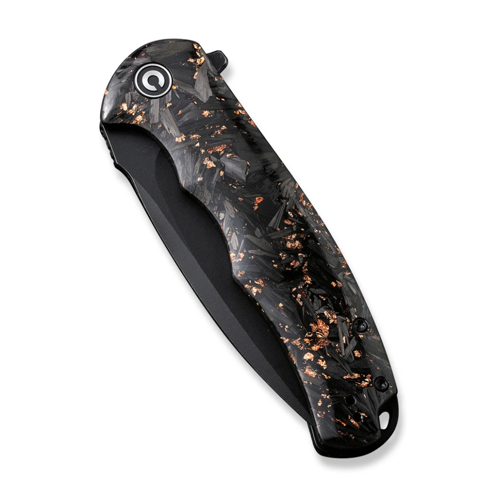 Ніж складаний туристичний Civivi Praxis, (9.5 см) 9Cr18MoV / Carbon Fiber & Resin — фото 6