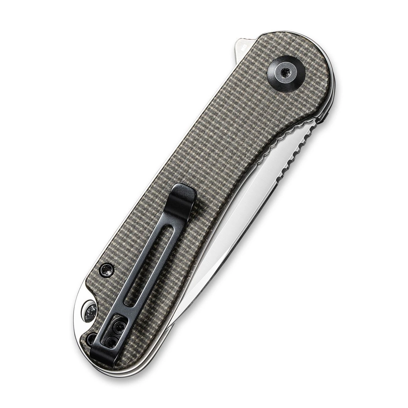 Ніж складаний кишеньковий Civivi Elementum, (7.5 см) D2 / Micarta коричневий — фото 6